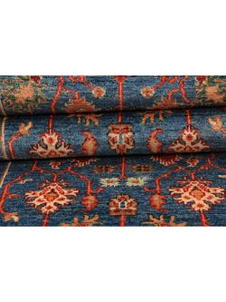 Gooch Oriental Sultani Runner Rug, Blue, L248 x W75 cm - view 2, Blue