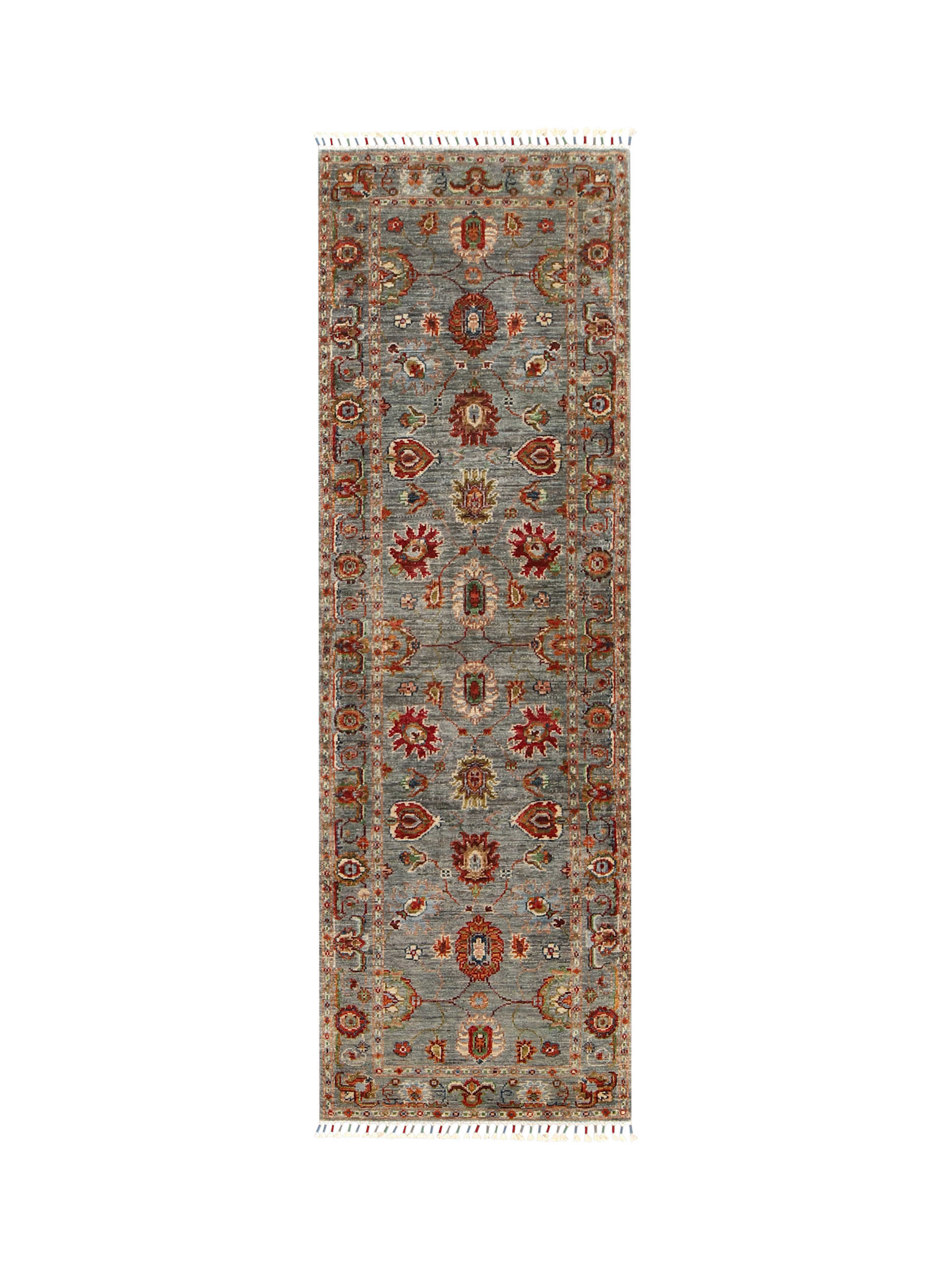 Gooch Oriental Sultani Runner Rug, Grey, L188 x W60 cm
