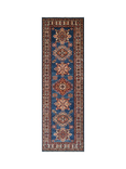 Gooch Oriental Supreme Kazak Runner Rug, Blue, L248 x W80 cm