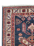 Gooch Oriental Supreme Kazak Runner Rug, Blue, L302 x W84 cm