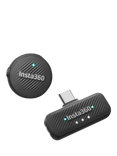 Insta360 Mic Air (1 TX + 1 RX) Transmitter & Receiver Bundle, Black