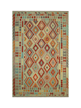 Gooch Oriental Kelim Pure Wool Rug, Multi, L299 x W200 cm