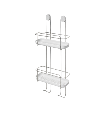 ReBorn Recycled Plastic Hanging Shower Caddy, Light Stone, Light Stone