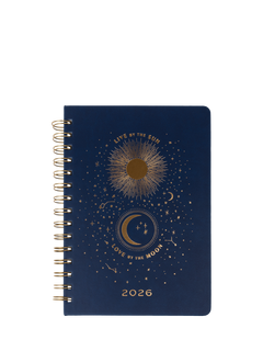 DesignWorks Ink Live By Sun 2026 Diary, Navy