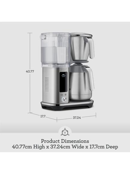 Sage Luxe Brewer Thermal Filter Coffee Machine, Brushed Stainless Steel - view 2, Brushed Stainless Steel
