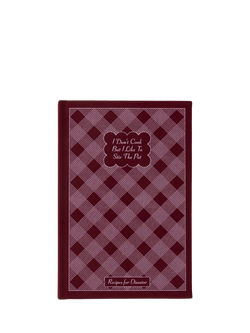 DesignWorks Ink Cook Self Help Journal, Red, Red