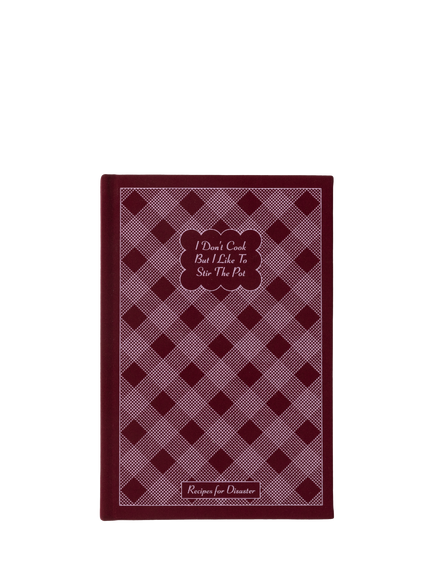 DesignWorks Ink Cook Self Help Journal, Red, Red