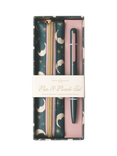 DesignWorks Ink Moon Pen & Pouch Set, Green