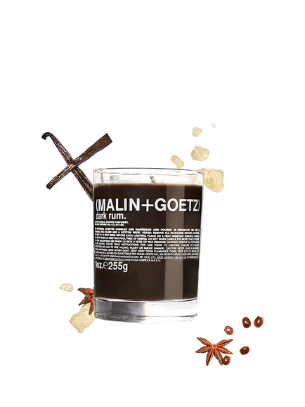 MALIN + GOETZ Dark Rum Scented Candle, 255g - view 2, 