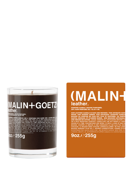 MALIN + GOETZ Leather Scented Candle, 255g, 