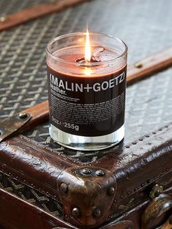 MALIN + GOETZ Leather Scented Candle, 255g - view 2, 