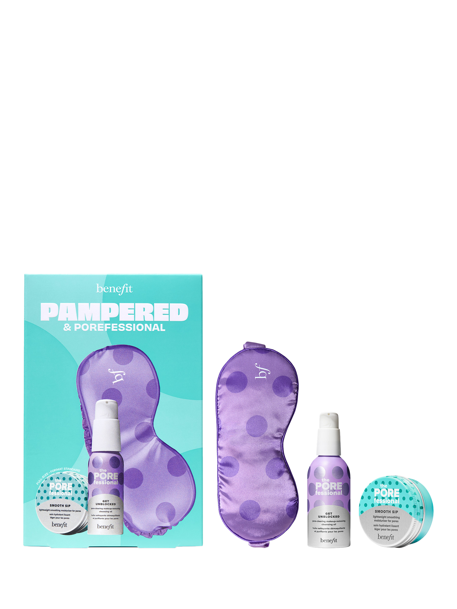Product image 1 of 8, which shows Benefit Pampered & POREfessional Duo Skincare Gift Set