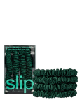 Slip® Pure Silk Skinny Scrunchies, Forest