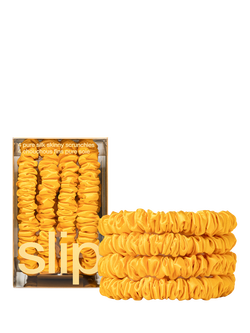 Slip® Pure Silk Skinny Scrunchies - view 2, Golden
