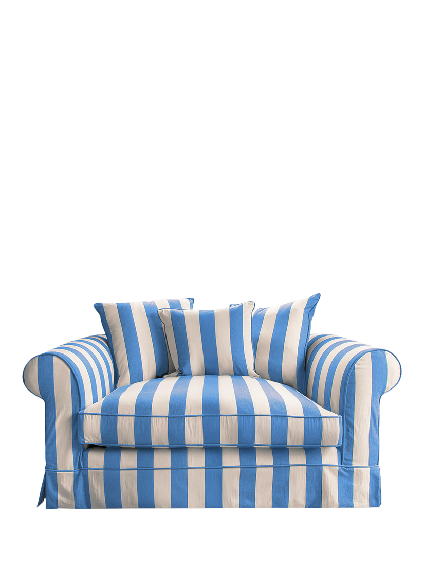 Salthrop Range, John Lewis x Sophie Conran Salthrop Scatter Back Snuggler, Cornish Blue Stripe