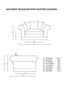 John Lewis x Sophie Conran Salthrop Scatter Back Snuggler - view 2, Beatrice Nutmeg