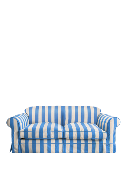 John Lewis x Sophie Conran Salthrop Large Sofa, Cornish Blue Stripe