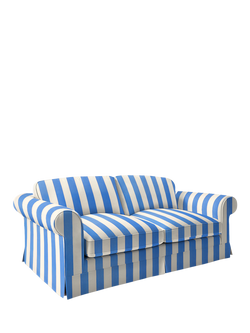 John Lewis x Sophie Conran Salthrop Large Sofa - view 2, Cornish Blue Stripe