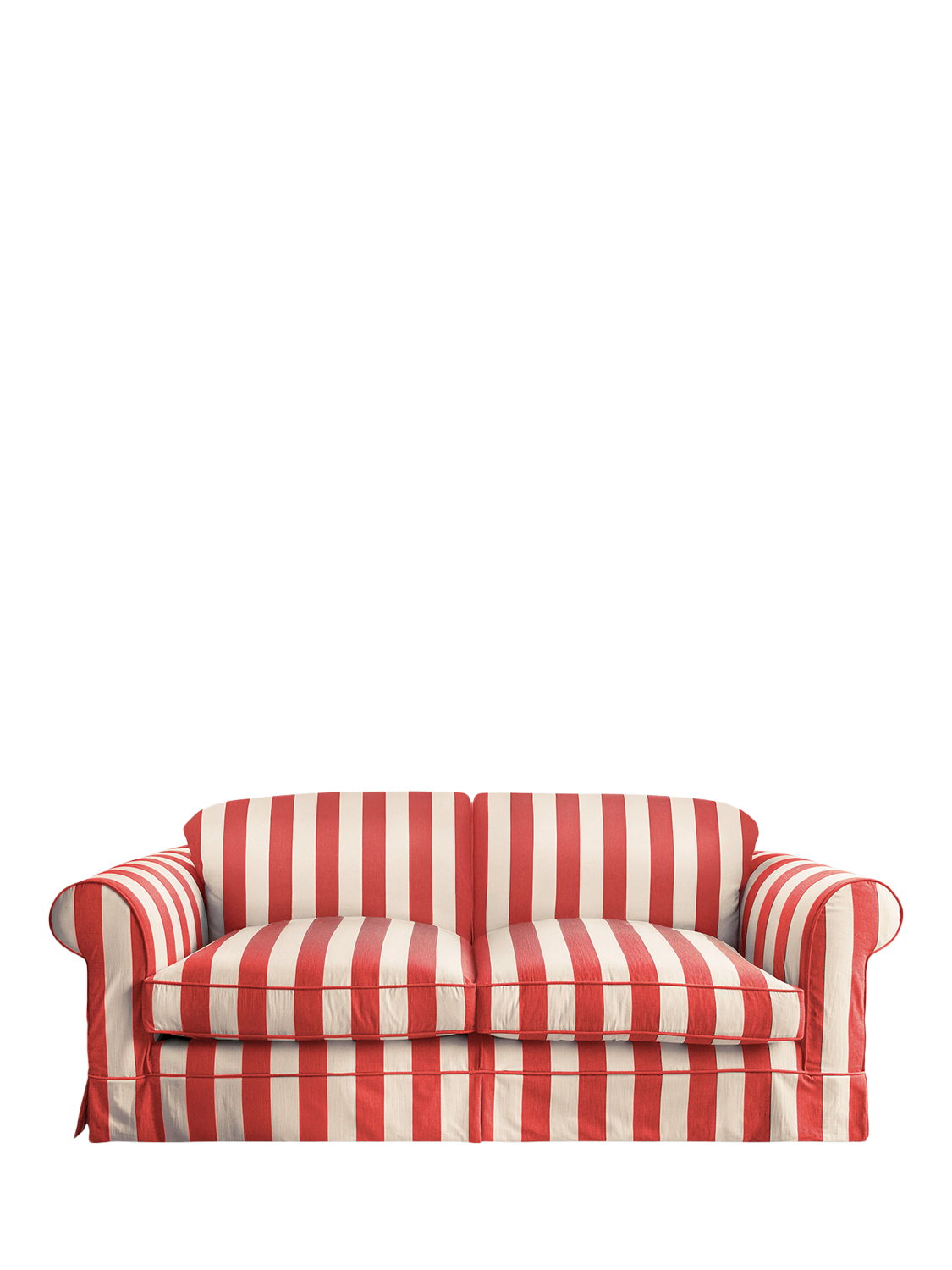 Salthrop Range, John Lewis x Sophie Conran Salthrop Large Sofa, Petunia Red Stripe