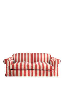 John Lewis x Sophie Conran Salthrop Large Sofa, Petunia Red Stripe