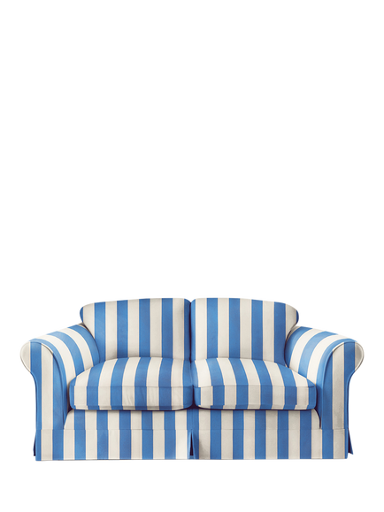John Lewis x Sophie Conran Salthrop Medium Sofa, Cornish Blue Stripe