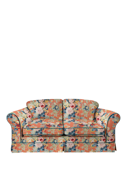 John Lewis x Sophie Conran Salthrop Medium Sofa, Coral Orange