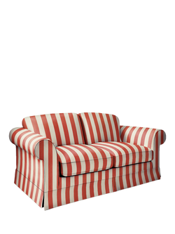 John Lewis x Sophie Conran Salthrop Medium Sofa - view 2, Petunia Red Stripe