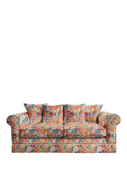 John Lewis x Sophie Conran Salthrop Scatter Back Medium Sofa, Coral Orange