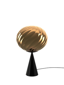 Tom Dixon Whirl Table Lamp, Gold/Black - view 2, Gold/Black