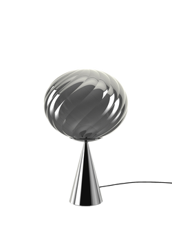 Tom Dixon Whirl Table Lamp, Silver/Black - view 2, Silver/Black