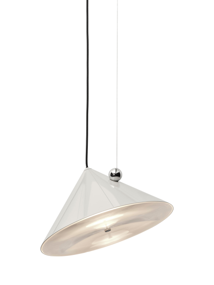 Tom Dixon Pose Large Pendant Ceiling Light, 43cm, White
