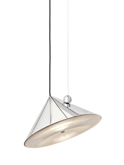 Tom Dixon Pose Large Pendant Ceiling Light, 43cm, Silver