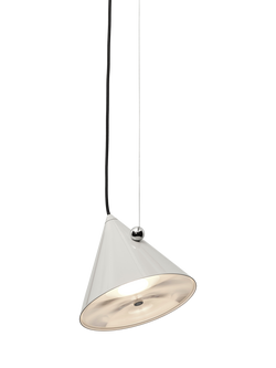 Tom Dixon Pose Small Pendant Ceiling Light, 25cm, White
