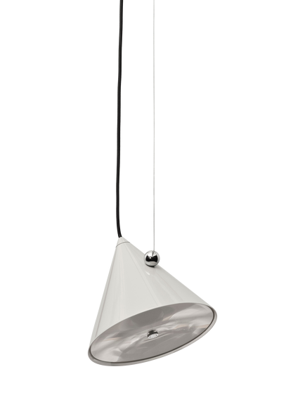 Tom Dixon Pose Small Pendant Ceiling Light, 25cm - view 2, White