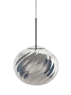 Tom Dixon Whirl Small Pendant Ceiling Light - view 2, Silver