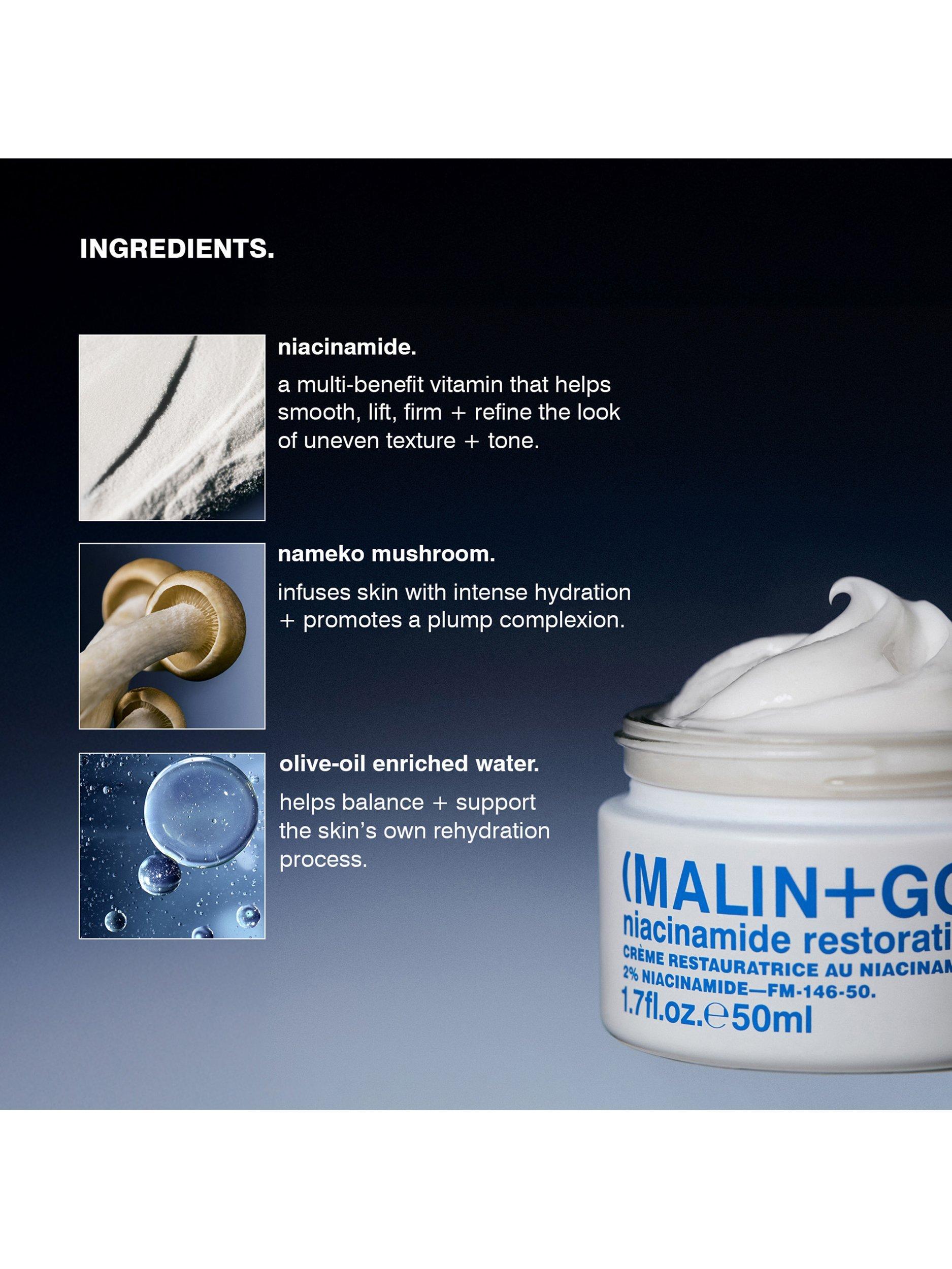 Product image 4 of 5, which shows MALIN + GOETZ Niacinamide Restorative Cream, 50ml