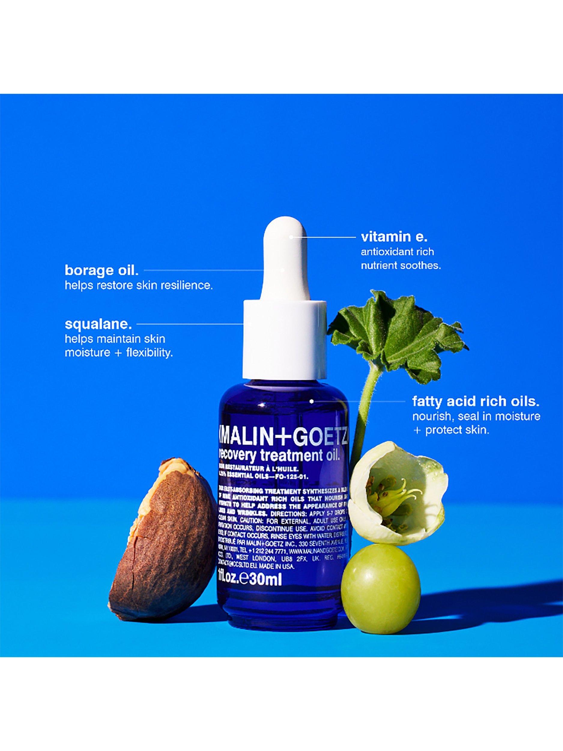 Product image 3 of 4, which shows MALIN + GOETZ Recovery Treatment Oil, 30ml