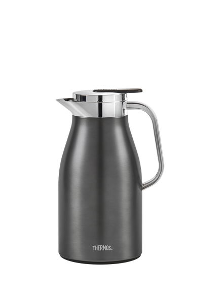 Thermos Skyline Vacuum Insulated Flask, 1L, Gun Metal, Gun Metal