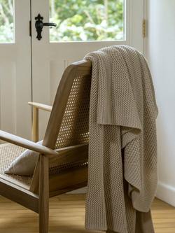 Christy Oslo Cotton Throw - view 2, Ecru