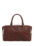 OSPREY LONDON Brixton Leather Weekender Bag, Cognac
