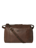 OSPREY LONDON Compass Leather Stowaway Bag, Tan