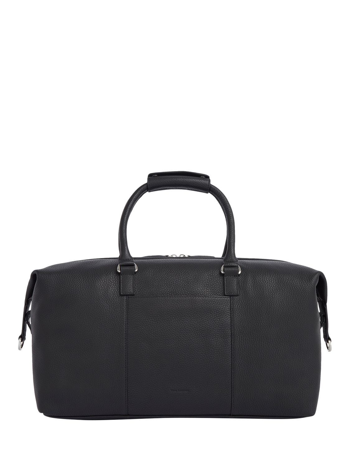 Product image 2 of 6, which shows OSPREY LONDON Leather Forest Weekender Bag, Black