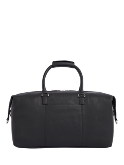 OSPREY LONDON Leather Forest Weekender Bag, Black - view 2, Black