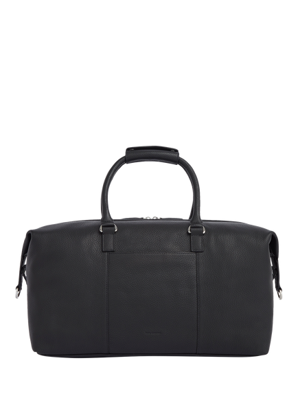 OSPREY LONDON Leather Forest Weekender Bag, Black - view 2, Black
