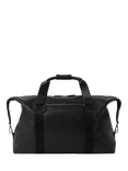 OSPREY LONDON Toby Leather Weekender Bag, Black