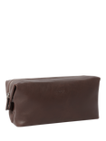 OSPREY LONDON Toby Leather Washbag, Tan