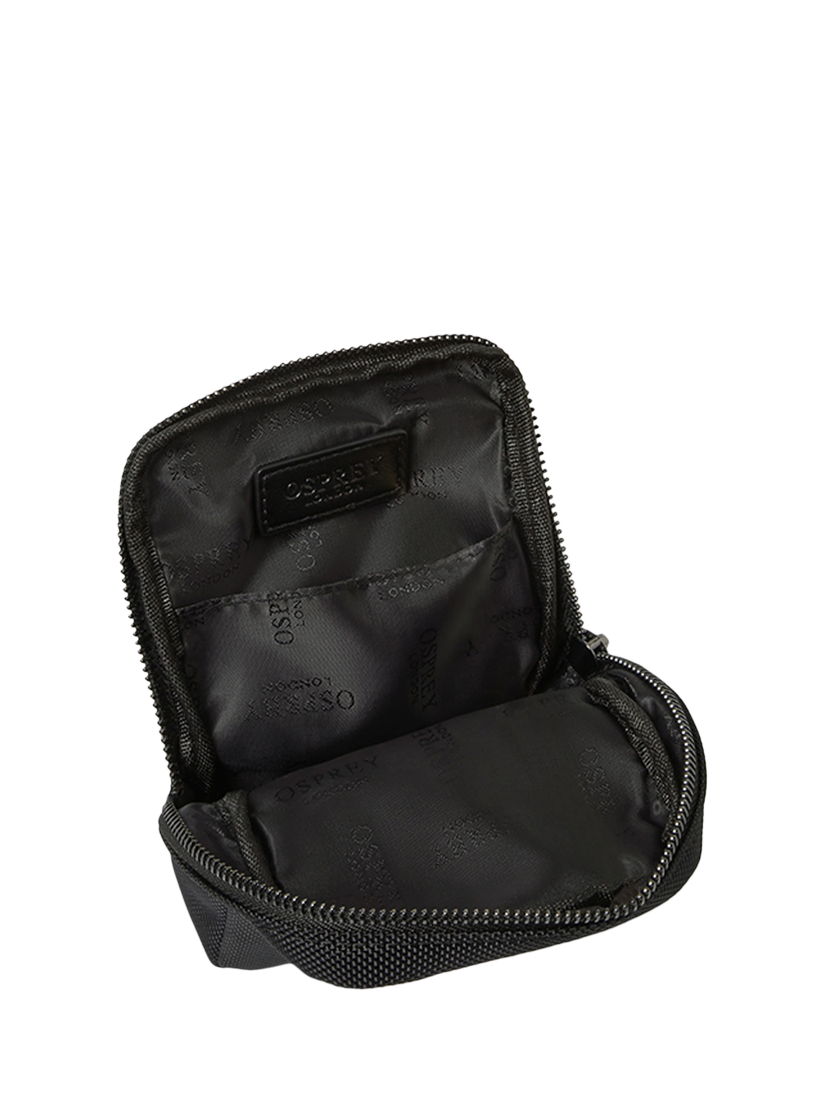 Product image 5 of 6, which shows OSPREY LONDON Ballistic Micro Travel Bag, Black
