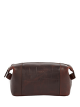 OSPREY LONDON Brixton Leather Washbag, Cognac
