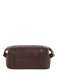 OSPREY LONDON Brixton Leather Washbag, Cognac