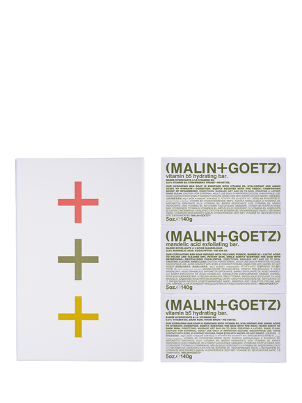 MALIN + GOETZ The Body Soap Bar Trio Bodycare Gift Set, 3 x 140g, 